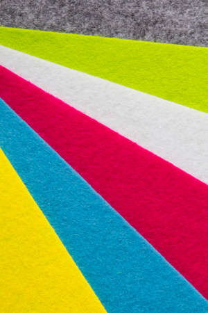 colorful feltの写真素材
