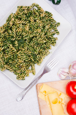 pasta with spinach