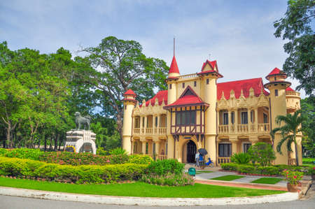 An old Grand palace Sanam-jan located in Nakhonprathom , Thailandのeditorial素材