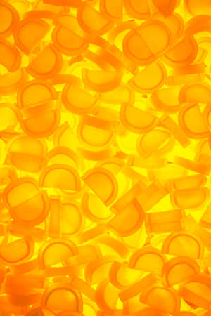 citrus fruit jellies abstract texture backgroundの写真素材