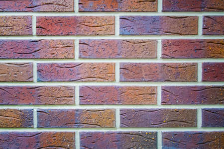 Colorful brick wall textureの写真素材