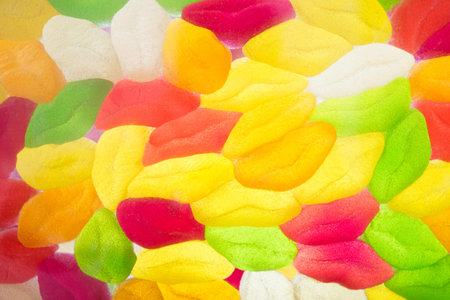 colorful fruit jellies background