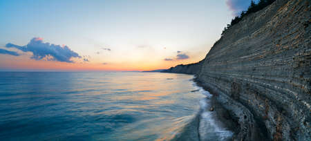 Panorama sea backgroundの写真素材