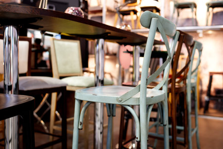 Vintage chair in Bar interior