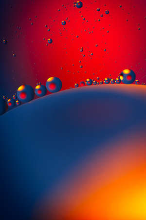 Space of bubbles balls abstraction background for web design and greeting cardsの写真素材