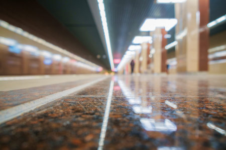 Sublevel At Subway Station