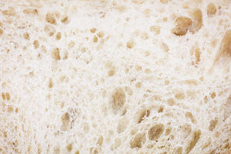 Close up shot of white bread slice texture backgroundの写真素材