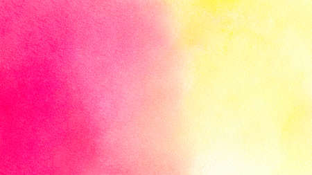 Beautiful watercolor background in vibrant orange pink red yellow. Great for textures and backgrounds for your projects and style for web banner.の写真素材