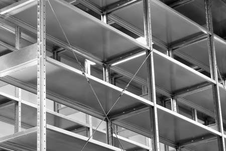 Interior of the new and modern warehouse spaceの写真素材