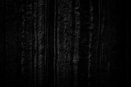 Dark black textured abstract painting. Hand painted background.の写真素材