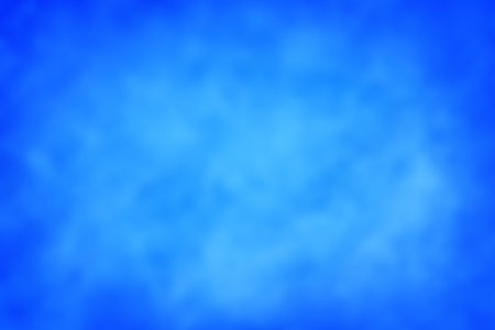 Blue watercolor paint abstract texture scanned blurred background web banner