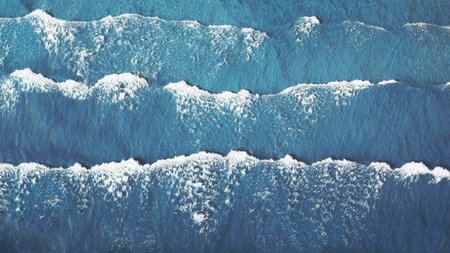 Sea surface aerial view