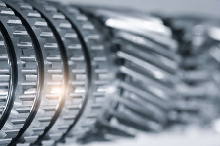 metal details industrial design backgroundの写真素材