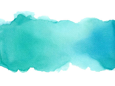 Abstract watercolor art hand paint on white background, Watercolor background.の写真素材