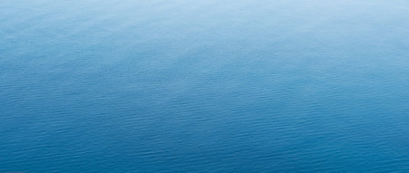 Sea blue water surface texture background, aerial view, vacation travel concept