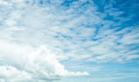 Blue sky background with clouds