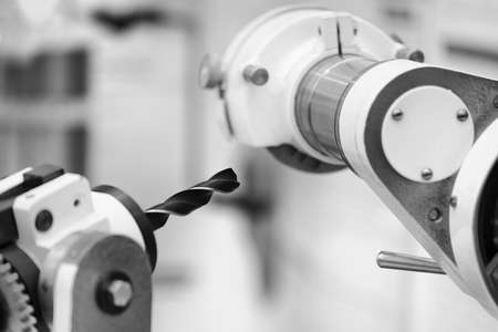 Drilling machine workpiece, Industrial conceptの写真素材