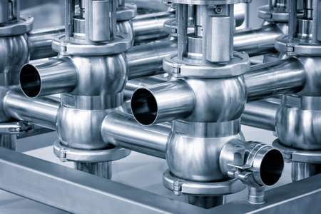 Pipelines from stainless steel, a system for pumping liquids or milk for the food industry. Abstract...