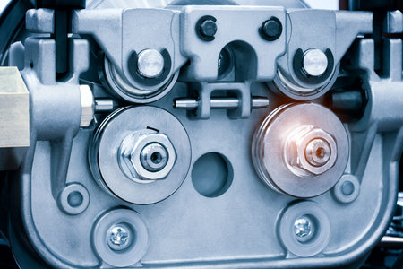 Metalworking industry concept, industrial equipment for cutting and welding metal details