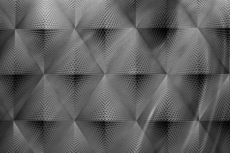 Abstract black and white geometric triangular texture pattern