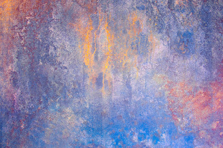 Abstract art blue yellow texture background