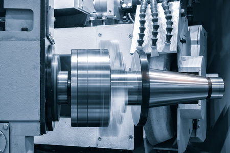 industrial metalworking cutting movement process by milling cutter