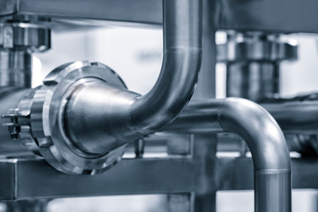 Chemical laboratory equipment, equipment for medical experiments, equipment close-up, apparatus for lab, medical device conceptの写真素材