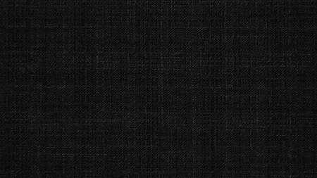 Black cotton fabric texture background. Detail of canvas textile material.