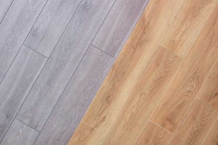 Wooden texture background with stripes, board parquetの写真素材