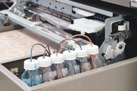 Color ink toners in the digital printer, paint CMYK