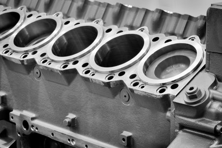 diesel engine Fragment of a diesel motor close-up. Engine details Diesel engine backgroundbackgroundの写真素材