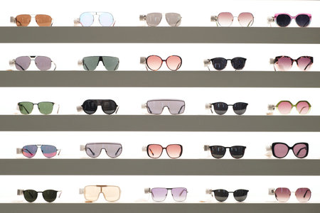glasses, decoration, sunglasses, beautiful glasses in the market
