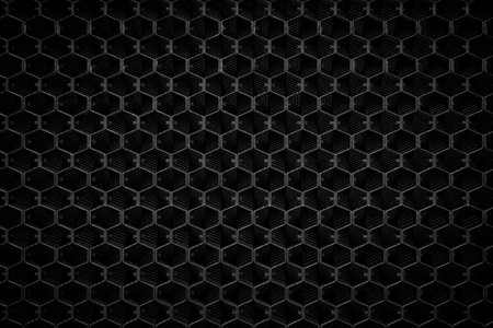 black metal background and texture, black metal textureの写真素材