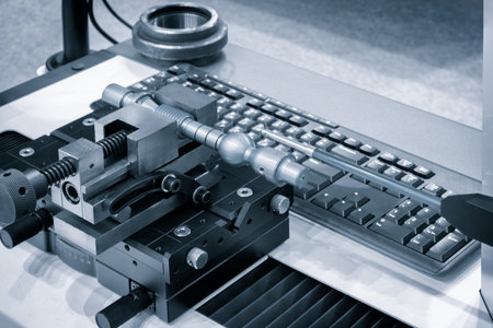 Quality control on milling CNC machine, coordinate measuring machine, Quality control machine
