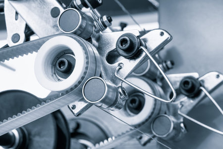Sewing equipment, loom equipment at a garment factory