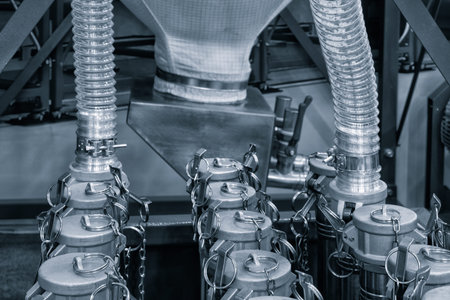 Chemical laboratory equipment, equipment for experiments, equipment close-up, apparatus for lab,...