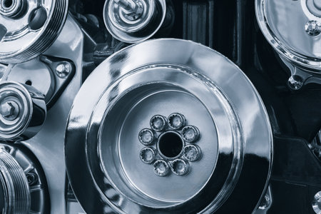 car; engine; starter; motor; flywheel; gear; auto; metallic; service; machine; concept; vehicle; automobile; background; automotive; part; power; technology; mechanical; industrial; steel; transportation; transmission; iron; repair; equipment; chrome; closeup; cylinder; drive; new; piston; diesel; gearbox; valve; machinery; maintenance; detail; modern; box; complex; shaft; speed; crank; fuel; truck; design; combustion; crankshaft;の写真素材