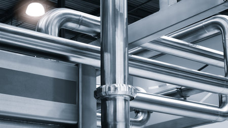 Machine for industrial pharmaceutical production of medicines, industrial pharmaceutical production concept backgroundの写真素材