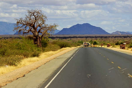 African roadの写真素材