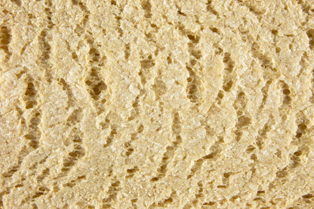 Crispy bread macro image for background or texture
