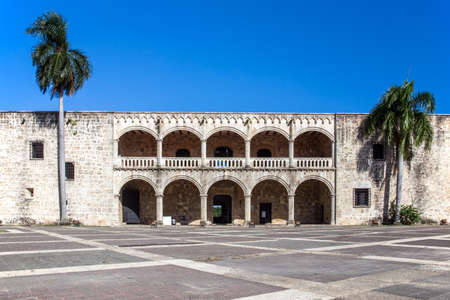 Diego Columbus Alcazar palace in Santo Domingo Dominican Republicのeditorial素材