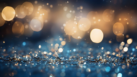 Mesmerizing bokeh lights in a dreamy background.の素材