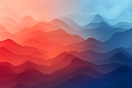 Eye-catching grainy texture on a colorful background.の素材
