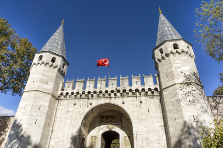 Gate Of Salutation, Topkapi Palace, Istanbul, Turkeyのeditorial素材