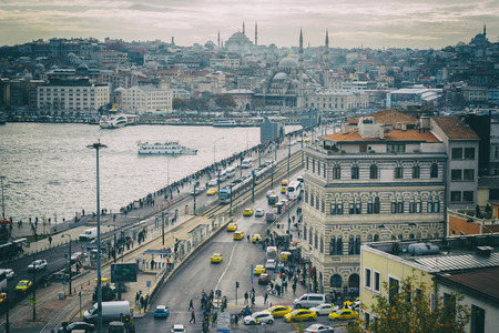 Karakoy District, Istanbul, Turkeyのeditorial素材