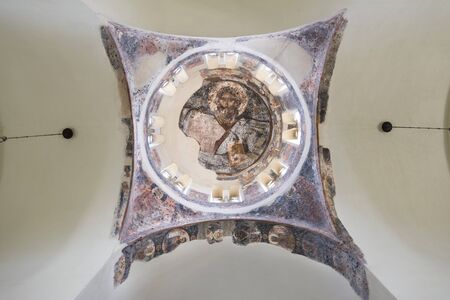 Interior Detail From Church of the Holy Apostles, Athens, Greeceのeditorial素材