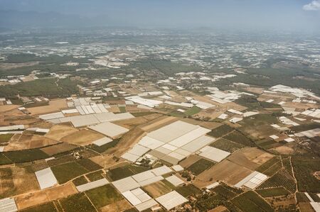 Agricultural Greenhouse Area From Antalya Province, Turkeyの写真素材