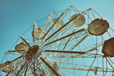 Old Ferris Wheelの写真素材