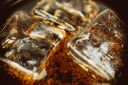 Ice Cubes Inside The Drinkの写真素材