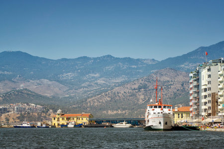 Coastal view of Kordon from Izmir, a metropolitan city in the western extremity of Anatolia. It is...